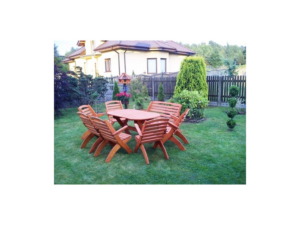 M2 Folding Profiled Garden Furniture Set