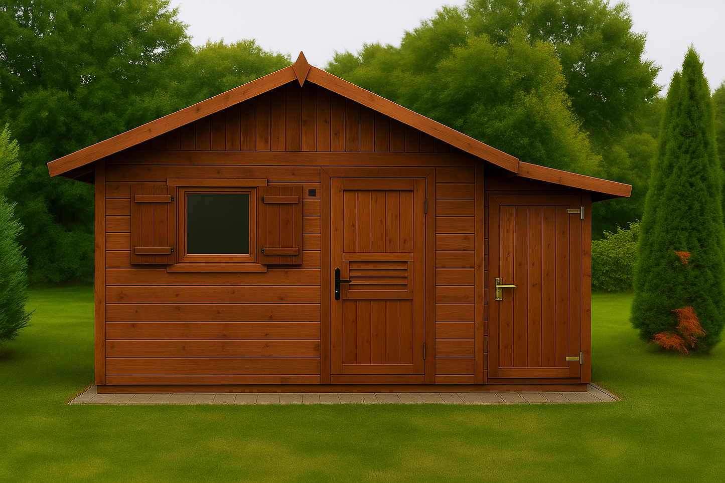 Garden Shed N1 (3m x 2m) + Storeroom