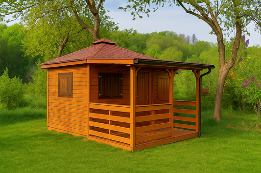 Garden Shed N1 (3m x 2m) + Terrace
