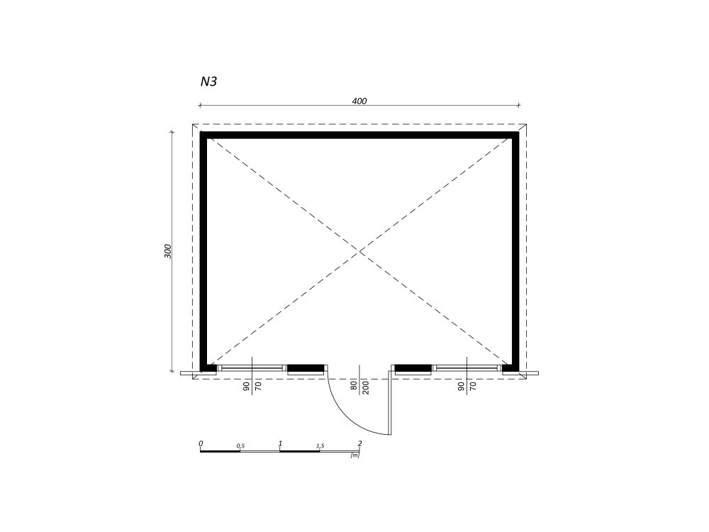 Garden Shed N3 (4m x 3m)