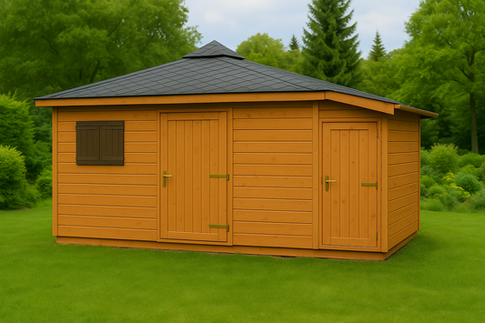 Garden Shed N3 (4m x 3m) + Storeroom