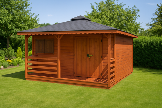 Garden Shed N3 (4m x 3m) + Terrace