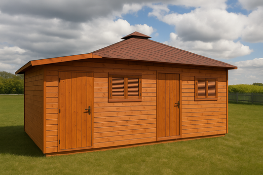 Garden Shed N4 (4m x 4m) + Storeroom