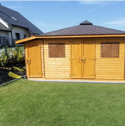 Garden Shed N4 (4m x 4m) + Storeroom