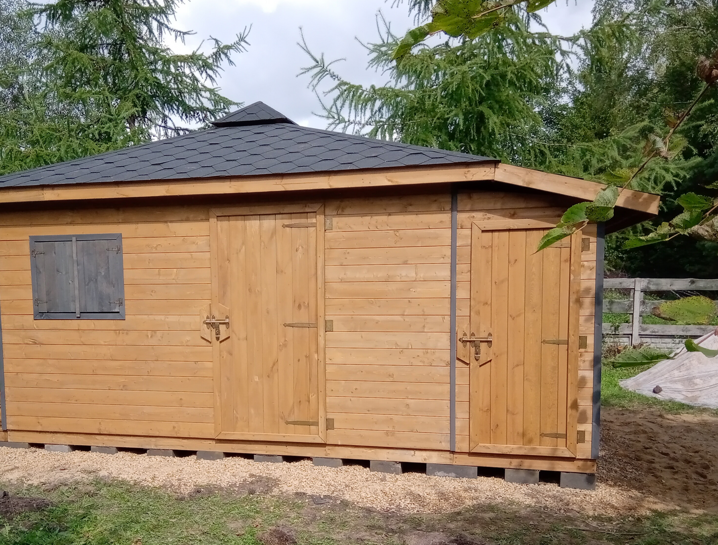 Garden Shed N4 (4m x 4m) + Storeroom