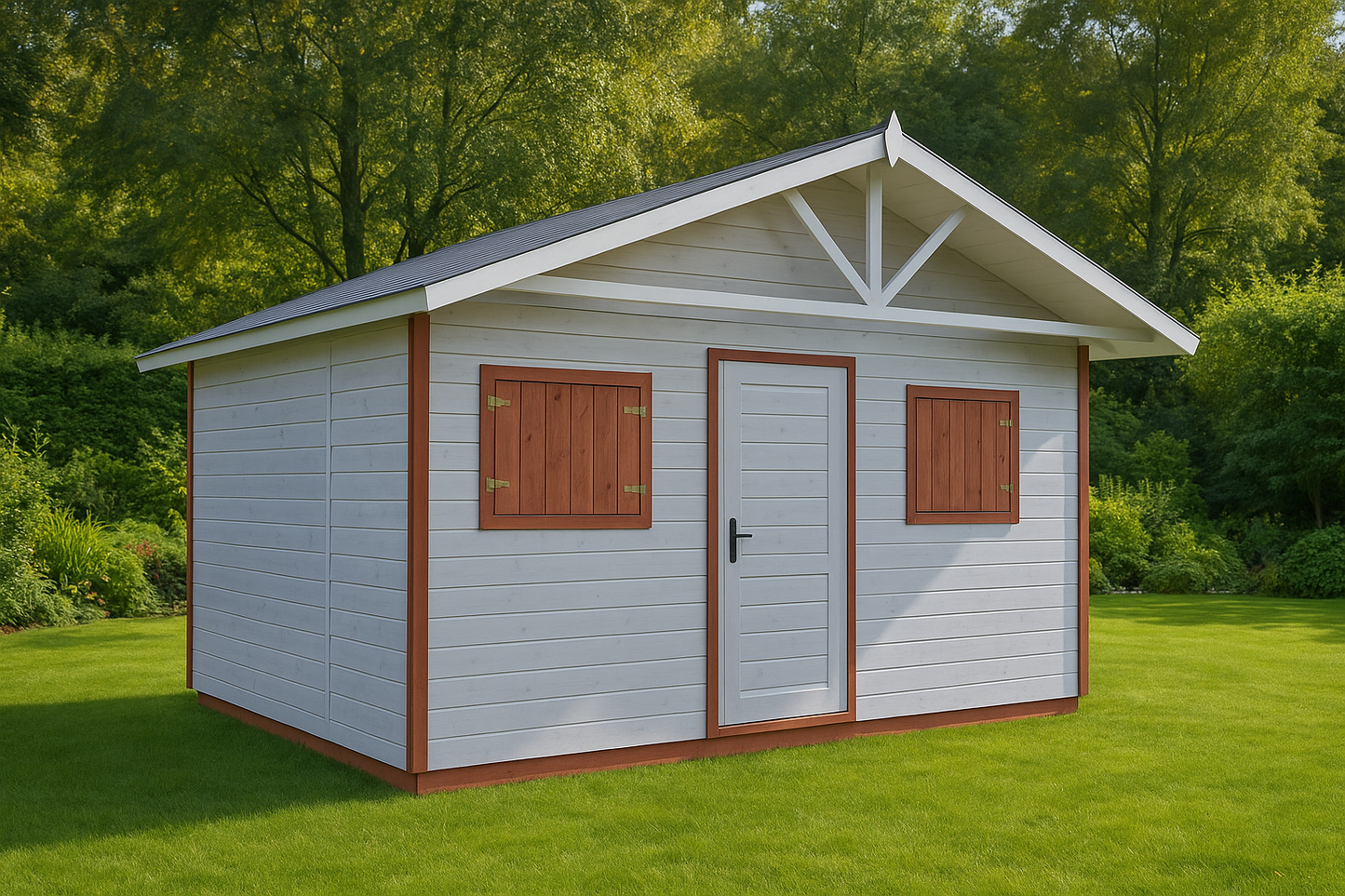 Garden Shed N5 (4m x 4m)