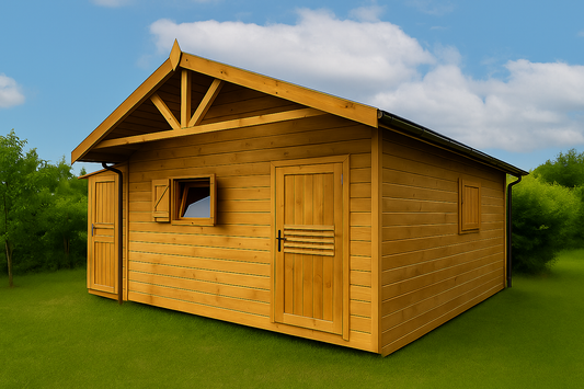 Garden Shed N5 (4m x 4m) + Storeroom