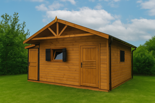 Garden Shed N5 (4m x 3m) + Storeroom