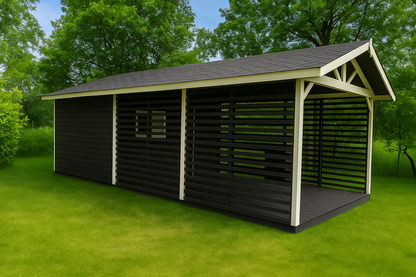 Garden Shed N5 (4m x 4m) + Terrace