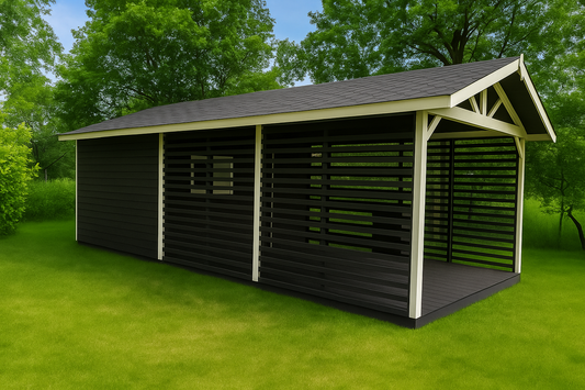 Garden Shed N5 (4m x 4m) + Terrace
