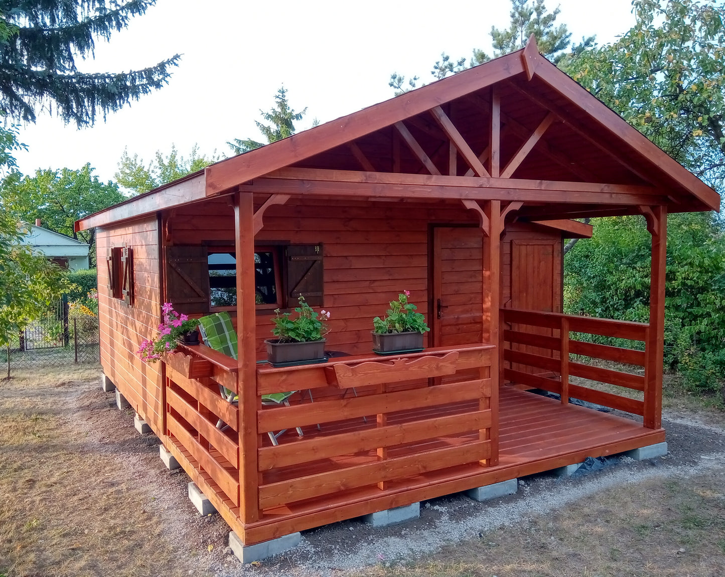 Garden Shed N5 (4m x 3m) + Terrace