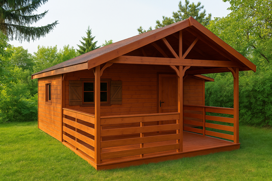 Garden Shed N5 (4m x 3m) + Terrace