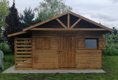 Garden Shed N5 (4m x 3m) + Woodshed