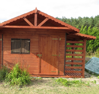 Garden Shed N5 (4m x 3m) + Woodshed