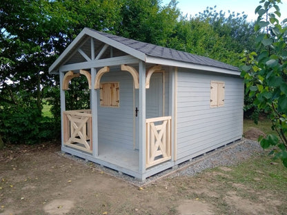 Garden Shed N5a (3m x 3m) + Terrace