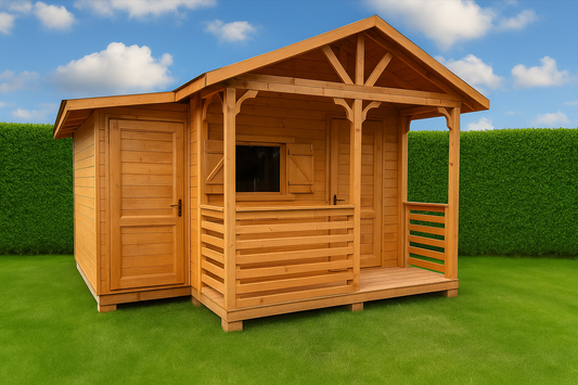 Garden Shed N5a (3m x 3m) + Terrace + Storeroom