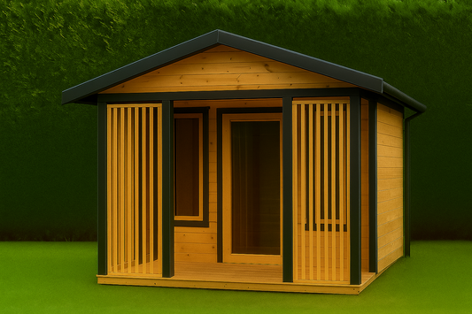 Garden Shed N5b (3m x 3m) + Terrace