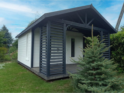 Garden Shed N5b (3m x 3m) + Terrace