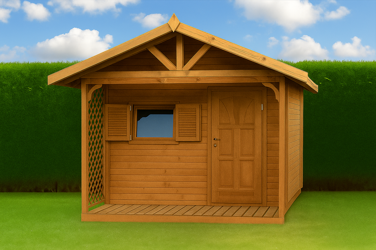 Garden Shed N6 (3m x 2m) + Terrace