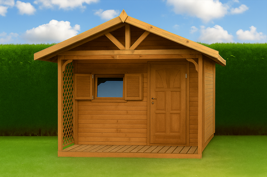 Garden Shed N6 (3m x 2m) + Terrace