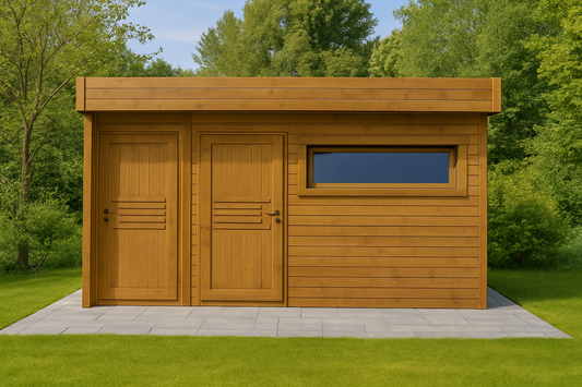 Garden Shed N9 + Storeroom