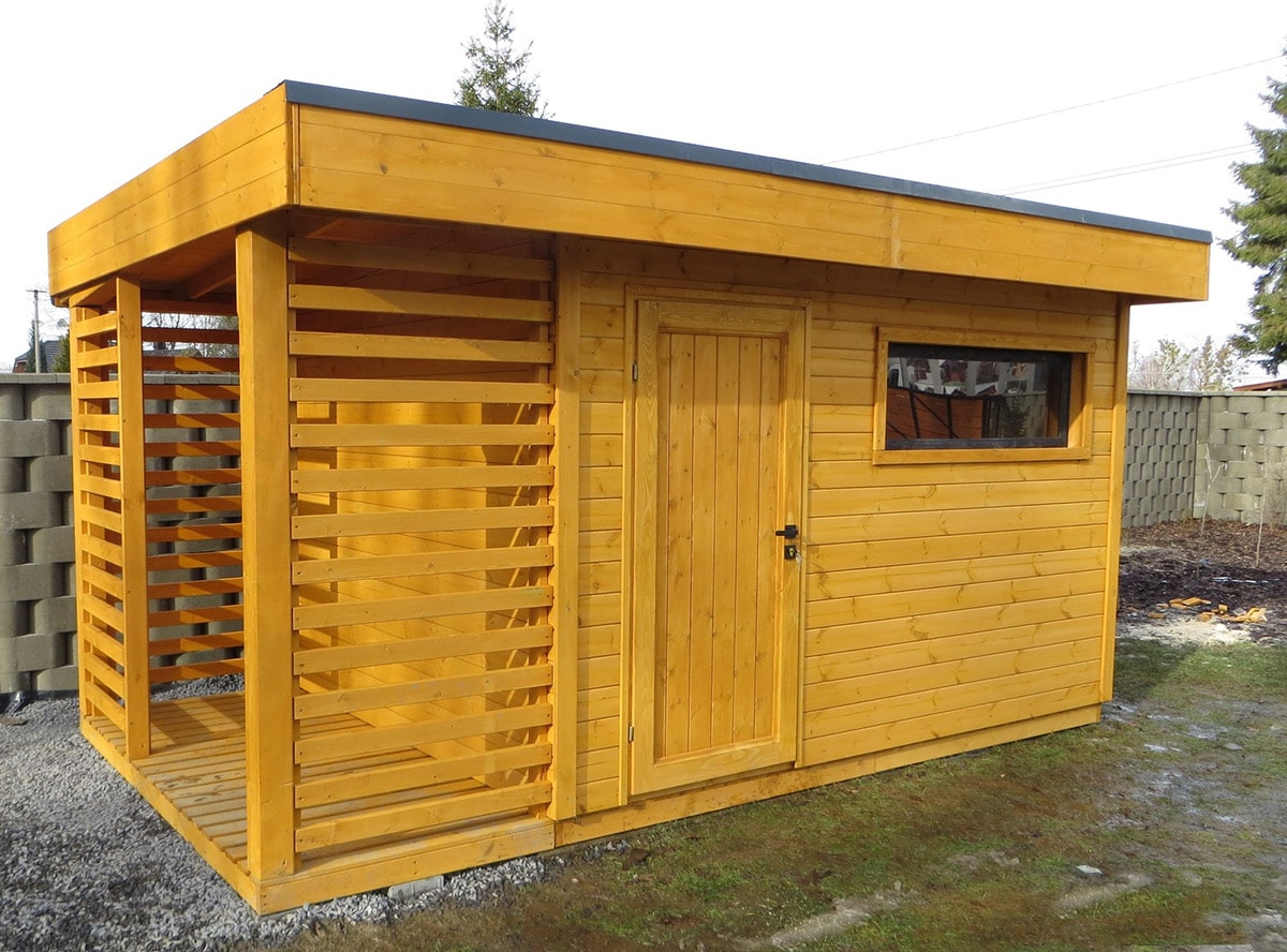 Garden Shed N9 + Woodshed