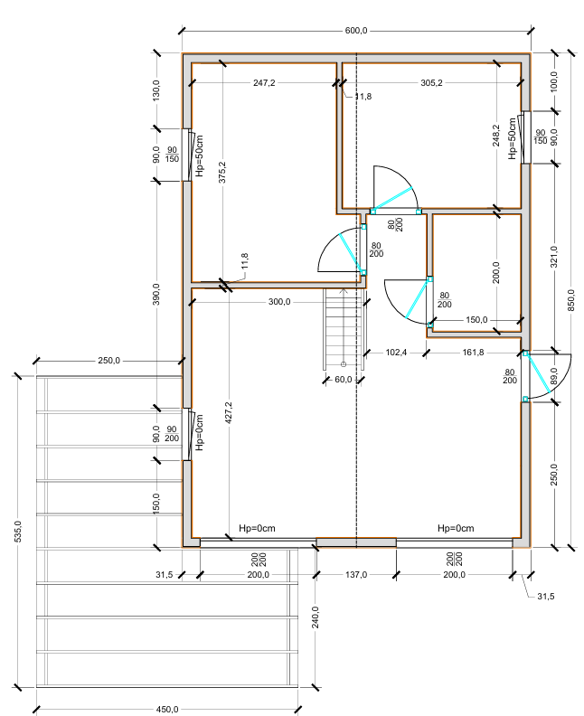 The Oakridge Wooden House 6 × 8.5 m | 68.66 m²