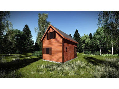 Rowan koka māja 16-30m²