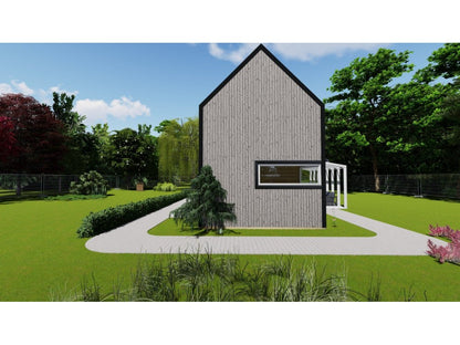 Rowan Vista koka māja – 4 x 8,5 m | 32,5 m²