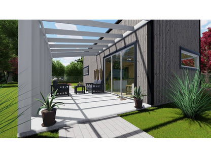 Rowan Vista koka māja – 4 x 8,5 m | 32,5 m²