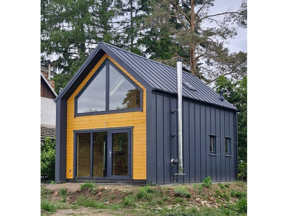 Willow Modern W1 koka māja – 5 × 7 m | 35 m²