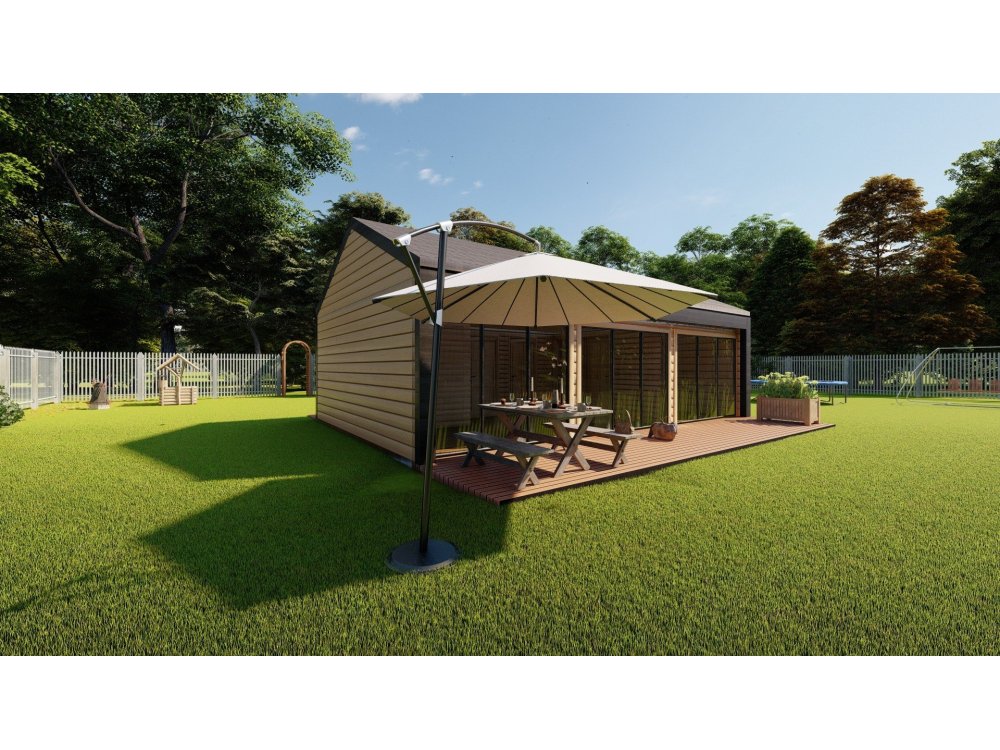 Willowbrook Wooden House – 5.5 x 9m | 41.91m²