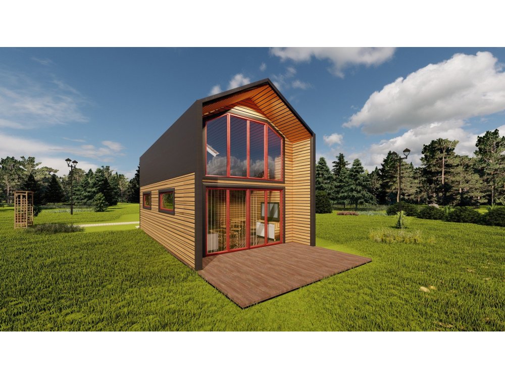 The Windale Wooden House – 4.5 × 7.5m | 39.92 m²