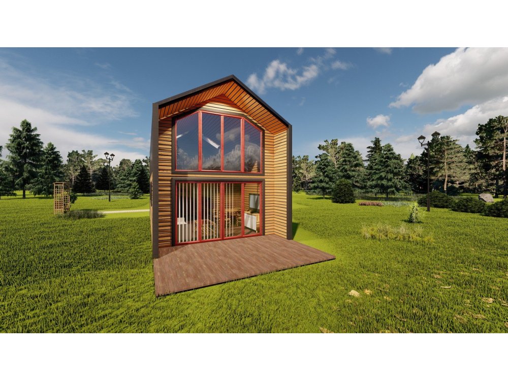 The Windale Wooden House – 4.5 × 7.5m | 39.92 m²