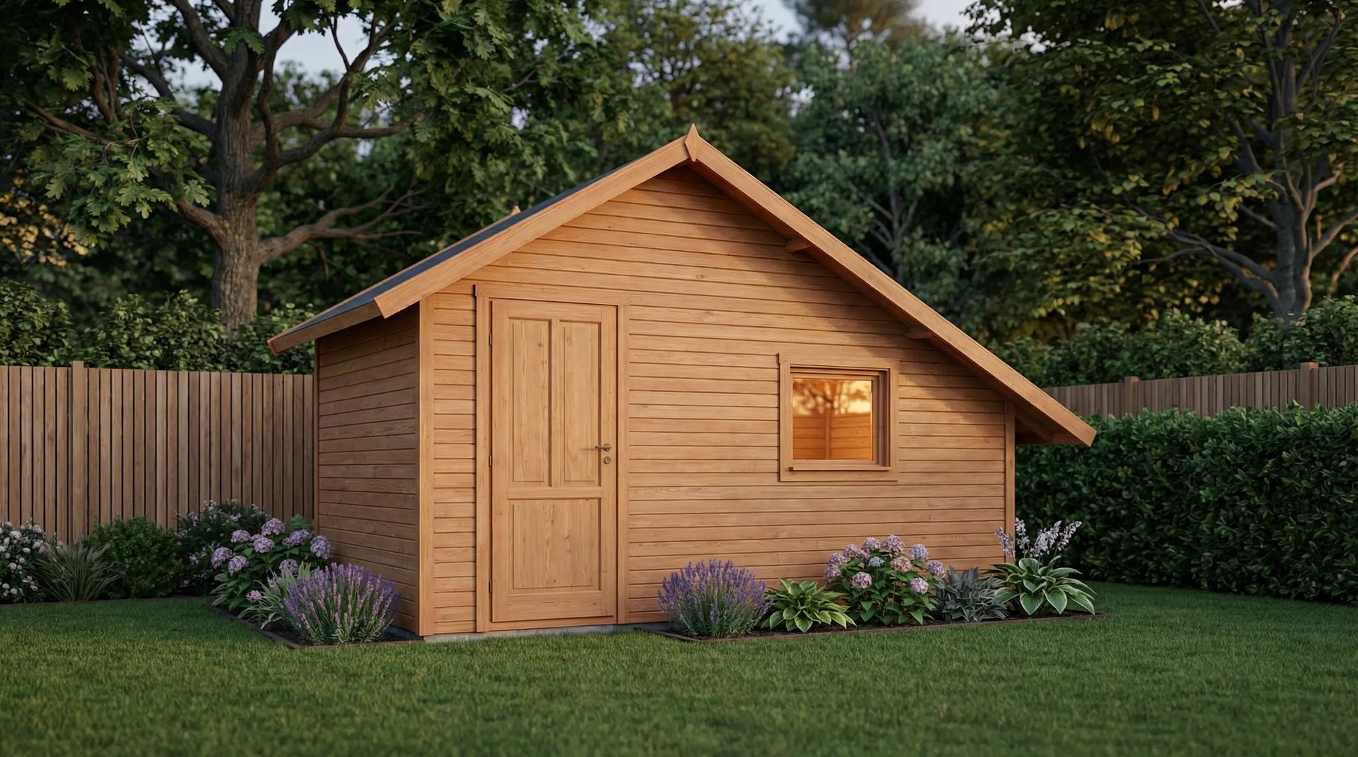Ashford Cabin by Woodera traditional timber garden cabin with gable roof