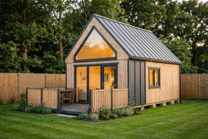 Loftwood Wooden House A2 & A3 by Woodera – modern timber garden house with terrace