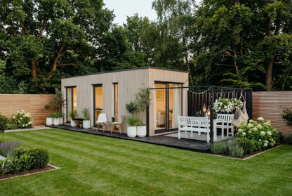 Ridgeway Modular House by Woodera – modern modular garden house with terrace
